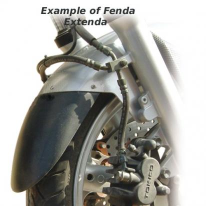 Front Mudguard Fenda Extenda - Black