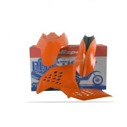 Sada plastů Polisport - oranžová