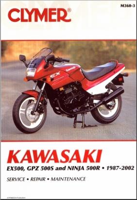 Kawasaki GPZ 500 S (EX A5) 91 Manual Clymer Parts at Wemoto The UK's On-Line Motorcycle Parts Retailer