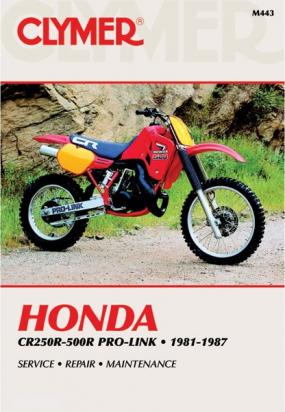 Honda CR 250 RE 84 Manual Clymer Picture of Honda CR 250 RE 84 Manual Clymer