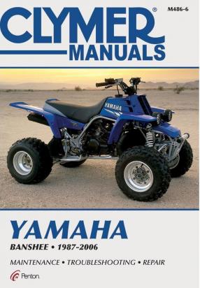 Yamaha YFZ 350 B/E/F/G/H Banshee 89-96 Manual Clymer Picture of Yamaha YFZ 350 B/E/F/G/H Banshee 89-96 Manual Clymer