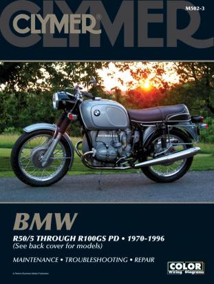 Clymer Manual - BMW R50/5 through R100GS PD, 1970-1996 Picture of Clymer Manual - BMW R50/5 through R100GS PD, 1970-1996