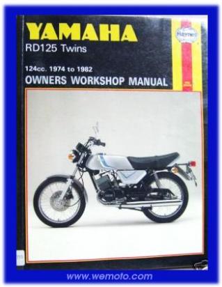 Haynes Manual - Yamaha RD125 1974 > Picture of Haynes Manual - Yamaha RD125 1974 >