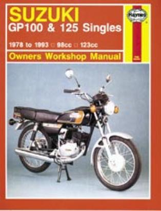 Haynes Manual - Suzuki GP100/125 Picture of Haynes Manual - Suzuki GP100/125