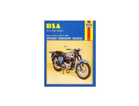 Haynes Manual - BSA A7 & A10 Twins 1947-1962 Picture of Haynes Manual - BSA A7 & A10 Twins 1947-1962