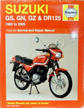 Haynes Manual - Suzuki GS125 GN125 DR125 Picture of Haynes Manual - Suzuki GS125 GN125 DR125