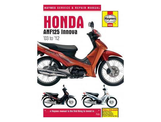 Honda ANF 125i Innova 12 Manual Haynes Picture of Honda ANF 125i Innova 12 Manual Haynes