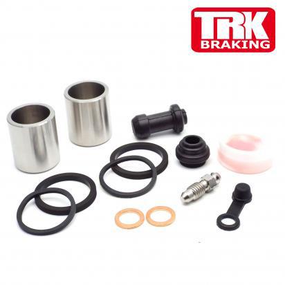 Honda CBR 150 R 02-10 Brake Piston and Seal Kit Stainless Steel Front - by TRK Picture of Honda CBR 150 R 02-10 Brake Piston and Seal Kit Stainless Steel Front - by TRK