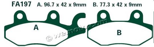 Brake Pads Front EBC Sintered (HH Type)