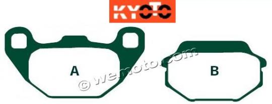 Kawasaki KFX 90 A7F 07 Brake Pads Rear Pattern Standard (GG Type) Picture of Kawasaki KFX 90 A7F 07 Brake Pads Rear Pattern Standard (GG Type)