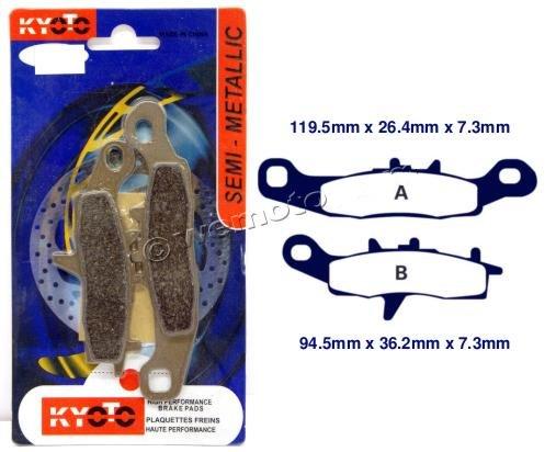 Kawasaki KX 85-I CGF 16 Brake Pads Front Kyoto Standard (GG Type) Picture of Kawasaki KX 85-I CGF 16 Brake Pads Front Kyoto Standard (GG Type)