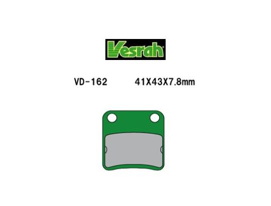 Plaquettes de Frein Avant Vesrah Standard (Type GG)