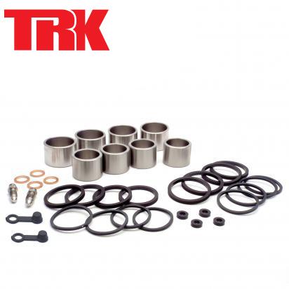 Kit retenes y pistones inox - pinzas de freno delantero completo (doble) - TRK