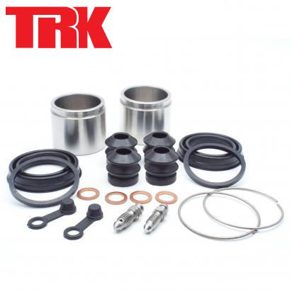 Brake Piston and Seal Kit Stainless Steel Front (Twin) - by TRK