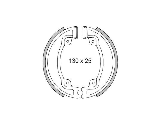 Italjet Velocifero 50 01 Brake Shoes Front Pattern Picture of Italjet Velocifero 50 01 Brake Shoes Front Pattern