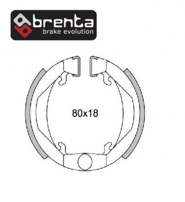 Brenta Brake Shoes FT01241 Picture of Brenta Brake Shoes FT01241