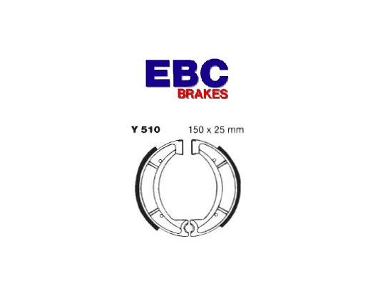 Brake Shoes Rear EBC Grooved