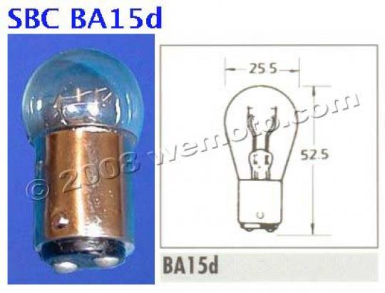 Indicator Bulb BA15d 12V 23/8 American Fitting Picture of Indicator Bulb BA15d 12V 23/8 American Fitting
