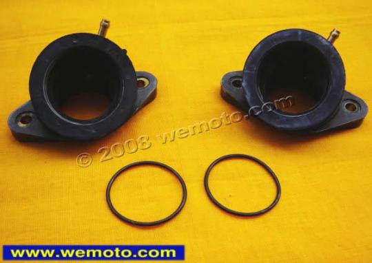 Yamaha XV 500 83 Inlet Manifold Connecting Rubbers Picture of Yamaha XV 500 83 Inlet Manifold Connecting Rubbers
