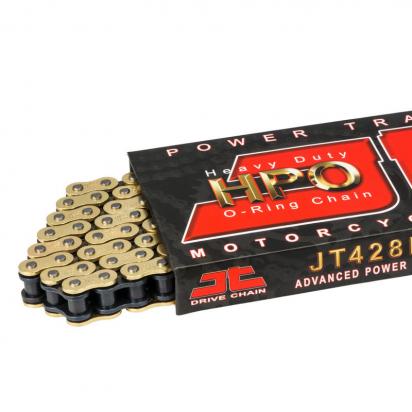 Cadena JT HPO con retenes O-ring (oro/negro)