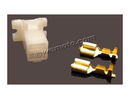 Electrical Connector Block - Female 2 Terminals Picture of Electrical Connector Block - Female 2 Terminals