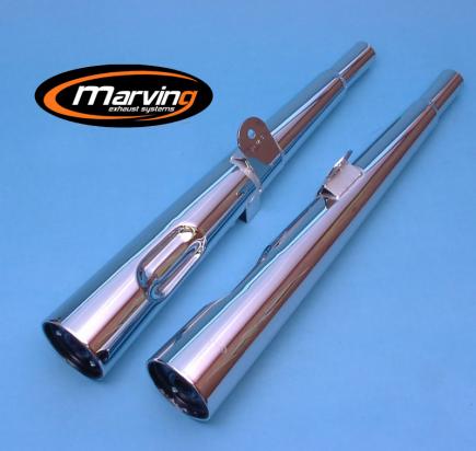 Marving MARVI Conical Silencers - Chrome