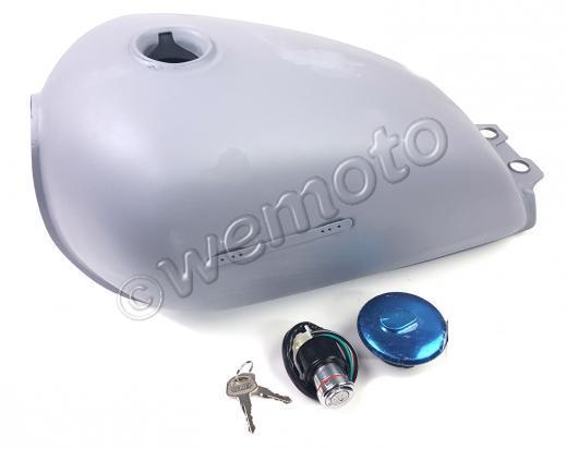 Fuel Tank Suzuki GN125 Unpainted - Pattern Picture of Fuel Tank Suzuki GN125 Unpainted - Pattern