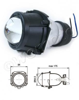 Front Light Projector Type H3 12V 55W dipped beam Picture of Front Light Projector Type H3 12V 55W dipped beam