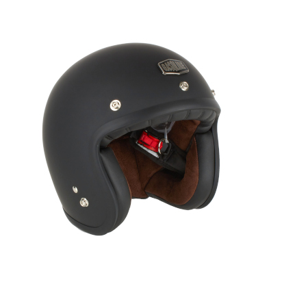 Gasoline - Helmet Jet Cafe Racer S250 Matt Black