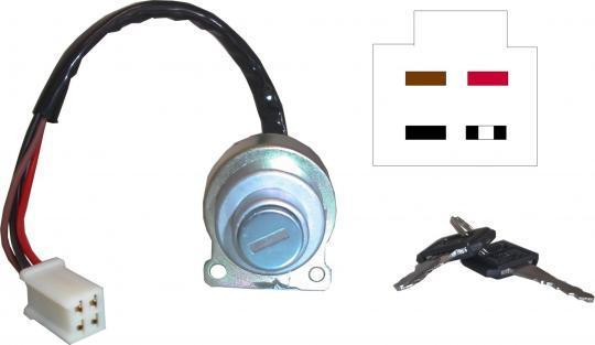 Ignition Switch Yamaha Yb100 Deluxe 4 Wires Parts At Wemoto The