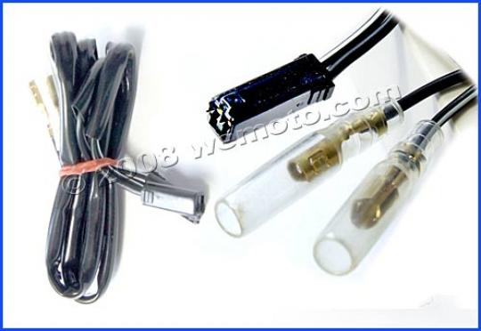 Cable Adapter For Fitting Custom Indicators - Suzuki GSXR600-750-SV650-TL1000 Pair Type 4 Picture of Cable Adapter For Fitting Custom Indicators - Suzuki GSXR600-750-SV650-TL1000 Pair Type 4