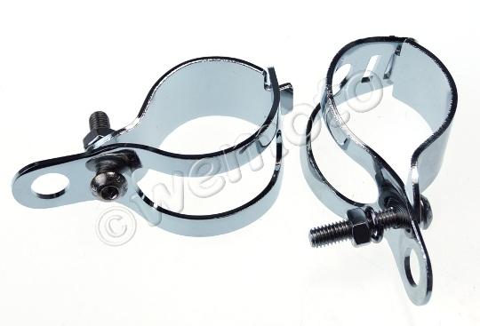Indicator Brackets Universal - Clamp-on - 31-43mm Forks Picture of Indicator Brackets Universal - Clamp-on - 31-43mm Forks