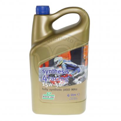 4 Stroke Oil - Rock Oil Racing Synthesis 4 Fully Synthetic 15w50 4Litre Picture of 4 Stroke Oil - Rock Oil Racing Synthesis 4 Fully Synthetic 15w50 4Litre