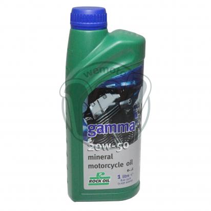 4 Stroke Oil - Rock Oil Gamma Mineral 20W50 1 Litre Picture of 4 Stroke Oil - Rock Oil Gamma Mineral 20W50 1 Litre
