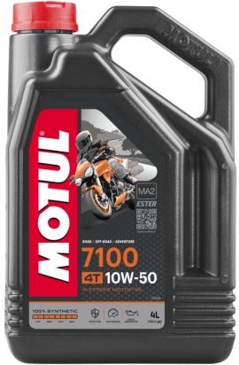Motul 7100 10W50 Fully Synthetic 4T Oil - 4 Litre