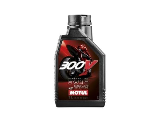 Motul 300V 4T plně syntetický olej 5W40 - 1L
