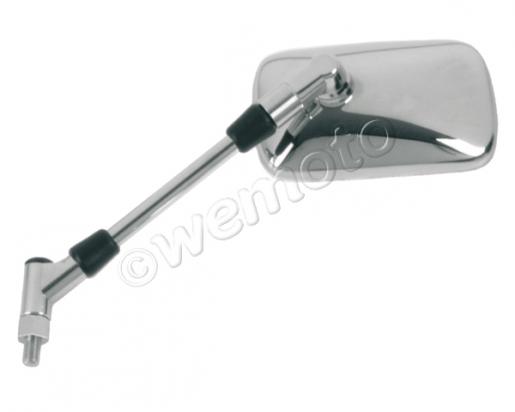 Mirror 10mm - Chrome Rectangle - Left Side - Suzuki Picture of Mirror 10mm - Chrome Rectangle - Left Side - Suzuki