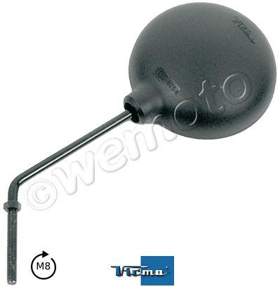 Mirror Derbi Senda, Savannah Gilera RCR 50, SMT 50 Left or Right Fitting Round Picture of Mirror Derbi Senda, Savannah Gilera RCR 50, SMT 50 Left or Right Fitting Round