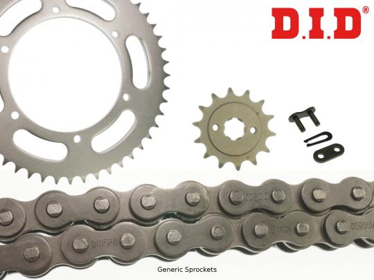 DID Standard Chain and Pattern Sprocket Kit