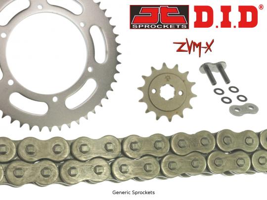 DID ZVM-X Super Heavy Duty X-Ring Chain and JT Sprocket Kit