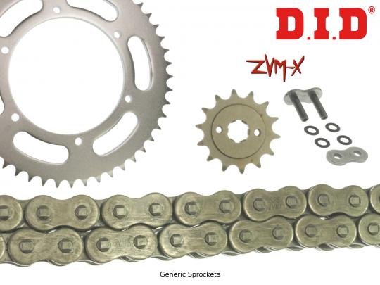 DID ZVM-X Super Heavy Duty X-Ring Chain and Pattern Sprocket