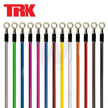 TRK Front and Rear Braided Brake Line Kit