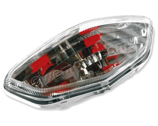 Taillight White/Clear Lens Unit