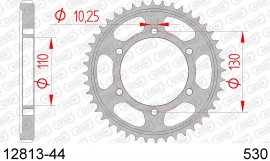 Sprocket Rear Less 2 Tooth - Afam (Check Chain Length)