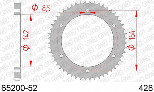 Sprocket Rear - Afam