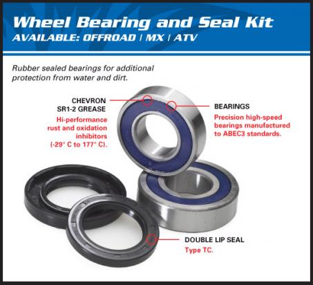 Suzuki GN 125 (French Market) 92-96 Front Wheel Bearing Kit Picture of Suzuki GN 125 (French Market) 92-96 Front Wheel Bearing Kit