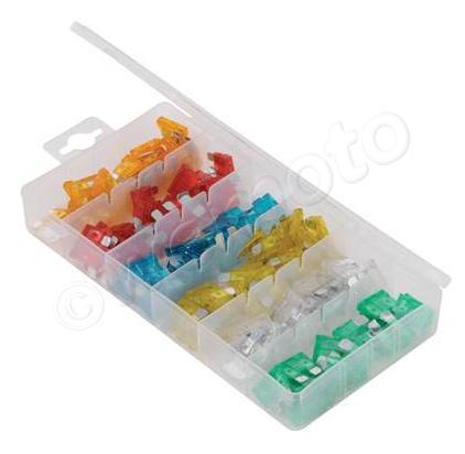 Parts Tray - Fuse Blades 120pc Assortment - 5 to 30 Amp Picture of Parts Tray - Fuse Blades 120pc Assortment - 5 to 30 Amp
